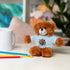 Custom Photo Festive Poinsettia Stuffed Animals with Tee